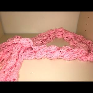 Hand made pink scarf